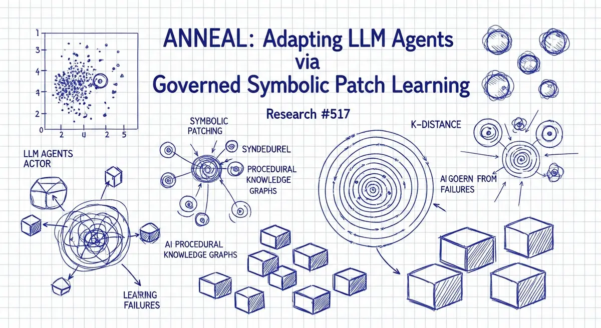ANNEAL: התאמת סוכני LLM באמצעות למידת תיקונים סמליים מבוקרת